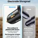 70W USB C Car Charger, Rocoren 4-Port PD Super Fast Charging Type C Car Charger for Multiple Devices, Cigarette Lighter Adapter, USBC Phone Adapter for iPhone 17/17 Air/16/15 Pro Max,Samsung S25,Piexl