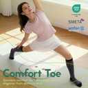 Compression Socks Women & Men, 15-20 mmHg Bamboo Viscose Knee High Soft Support for Flying Travel Daily (Small-Medium, I7-3pairs (Purple&lavender&turquoise))