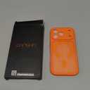 CANSHN Magnetic Compatible with iPhone 17 Pro Case, Upgraded [Full Camera Protection] [Compatible with Magsafe] [Translucent Matte] Shockproof Protective Phone Cover 6.3 Inch - Orange