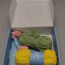 Crochet Kit for Beginners Adults - 3pcs Dinosaur Starters Crochet Kit, Beginners Crocheting Kitting for Adults Teen, DIY Craft Gifts with Crochets Yarns, Hook, Step-by-Step Video, Instruction