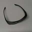 Polarized Solar Shield Fit Over Glasses Driving Sunglasses for Men and Women (Smoke)