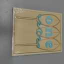 Big One Wave Surf Wood Cake Topper - Surfboard Birthday Cake Decoration, Beach Wave Themed Birthday, Surfboard One Cake Topper, Surfing The Big One Birthday Party Supplies