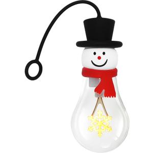 Christmas Decorations LED Bulbs Lights,Snowflake-Shaped LED Bulb,Dimmable Night Light for Kids,Nice for Christmas Gift,Christmas Decor for Hanging
