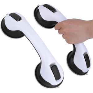 2 Pack Grab Bars for Bathtubs and Showers, Shower Handles for Elderly Seniors bar Bars Safety Elderly Suction 500 lbs Cup and Walls bathtubs Handicap He
