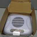 SAVILAND 5X Faster Dry Nail Dryer: 300W Strong-Air Nail Dryer for Regular Polish Smart Sensor Nail Polish Dryer Warm & Cool Wind Dual Air Dual Modes Battery-Free Nail Fan Home Salon Use (Large, White-a-pink-711)