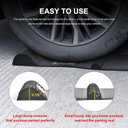 Black Parking Mat, 21" x 10" x 2" Parking Mat (1)