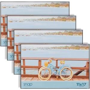 Snap - 8.5"x11" Front Loading Desktop - Wall Mounted Photo Frame - Perfect for Showcasing Memories in Style - Versatile and Durable Design for Home or Office Décor - Rectangular Wall Mount - Set of 1