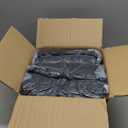 Trlyc 30 Pcs Spandex Chair Covers for Dining Chairs Stretch Polyester Dining Chairs Slipcovers for Wedding Party Decor Banquet Flat-Front Chair Cover (Black)