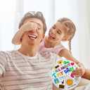 Cinrobiye 24 Set Fathers Day Coloring Craft Kits  Color Your Own Fathers Day Wheel  Bulk Happy Fathers Day Art & Craft Kits for Best Dad Party Favors, School & Kindergarten Activities