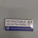 U-RIGHT 24 Pcs Retractable Blue Gel Ink Refills, 0.7 mm Point Blue Ink