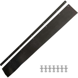 Extreme Max 5600.3378 Universal Rubber Snow Flap Kit for 48" ATV Snow Plow Blade for Side by Side & 4-Wheeler