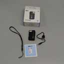 WUBEN G5 Rechargeable EDC Flashlight, 400 Lumens Dual Light Sources Mini Flashlight with RGB Light, Portable Flat Pocket Flashlights, Magnetic Keychain Flashlight for Outdoor Home Emergencies (Black)