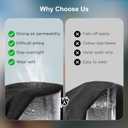 Coucoland 2 Pcs Turban for Women Men Satin Lined Twist Halo Durag Sleeping Bonnet Hair Cover Pre-Tied Head Wraps for Women (Gray)