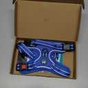 PoyPet No Pull Dog Harness, No Choke Reflective Dog Vest, Adjustable Pet Harnesses with Easy Control Padded Handle for Small Medium Large Dogs(Royal Blue,S)