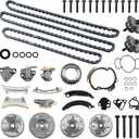 3.6 Timing Chain Kit with VVT Sprockets Compatible with Chevrolet Equinox GMC Cadillac Buick Pontiac Saturn Saab Suzuki 2.8L 3.0L 3.6L Engine 2006-2016 Replaces# 9-0753S 9-0753sx