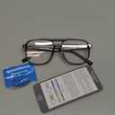 FEISEDY Blue Light Blocking Glasses Fake Nerd Clear Square Computer Lightweight Pilot Glasses Frame Oversized B2866
