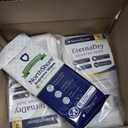 NorthShore EternaDry Booster Pads for Men and Women, X-Large, Starter Pack/4 With North Shore Supreme Wipes 10Wipes