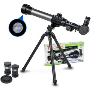 Astronomical Telescope, Professional 20X 30X 40X Astronomical Landscape Telescope with Tripod, Portable for Beginners