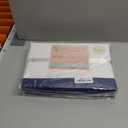 SUPERIOR Addison Cotton Striped 3-Piece Duvet Cover Set, White, Twin/Twin XL