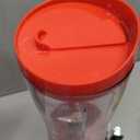 Mueller Personal Blender for Shakes and Smoothies with 15 Oz Travel Cup and Lid, Juices, Baby Food, Heavy-Duty Portable Blender & Food Processor, Red