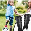 Upgraded Soccer Shin Guards for Kids Youth Adults, CE Certified AirsFish Shin Guard Sleeves Protection Gear for Boys Girls Soccer Games EVA Cushion Reduce Shocks and Injuries
