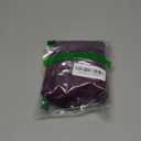 FeelinGirl Long Sleeve Bodysuit for Women Sexy Mesh V Neck Body Suits Thong Corset Top Going Out Outfits for Party (Medium, Purple)