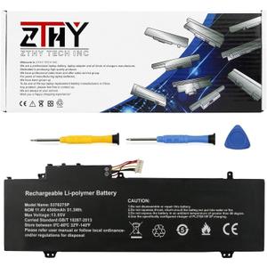 ZTHY 5376275P Battery for Gateway GWTN141 GWNR51516 GWNR71517 GWTN141-10BK | GWTN141-10BL WTN141-10GR GWTN141-4BK GWTN156-1RG GWTN156-9SL GWTN156-11BK GWNR71517-BK U559068PV-3S1P NV-509067-3S 4500mAh