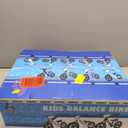 KRIDDO Toddler Balance Bike 2 Year Old, Age 24 Months to 5 Years Old, 12 Inch Push Bicycle with Customize Plate (3 Sets of Stickers Included), Gift Bike for 23 Boys Girls, White