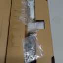 Front Bumper Tow Hook License Plate Mount Bracket Compatible with BMW X5 2019-2025, No Drill Plate Holder, Replacement Frames with Accessories Kit