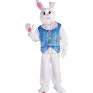 Amscan White Easter Bunny Costume - Includes: Headpiece, Shirt, Pants, 2 Shoe Covers & 2 Gloves (1 Set) | Perfect For Festive Celebrations & Memorable Photo Ops