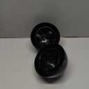 2pack PVC Furnace Flue Pipe Vent Cap for 1.5" 2" 3" Pipe Hemispherical Flue Roof Vent Cap Keep Small Animals Out of Exterior Exhaust Cover (Black)