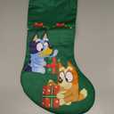 Kurt Adler Bluey and Bingo Opening Presents 19" Long Christmas Stocking
