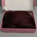 NAYOO Burgundy Wig with Bangs, 14 Inch Burgundy Bob Wig with Bangs for Women, Short Wavy Red Wigs, Red Curly Wigs for Costume Cosplay Halloween