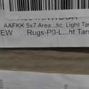 5 x 7 Area Rug. Light Tan