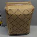 Anluoer King Bed in a Bag 7 Pieces, Burnt Orange Tufted Comforter Set with Comforter, Pillow Shams, Pillowcases, Flat Sheet, Fitted Sheet