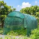 40% 6ft x 200ft Shade Cloth Roll with Eyelets, Green