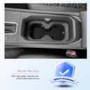 LUWU Center Console Liners Mats Compatible with 2025 2026 Kicks Accessories Cup Holder Inserts Mats Non-Slip Anti-dust Door Pocket Liners Mat 2025 2026 Kicks S/SV/SR Accessories 11PCS (Black)