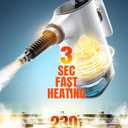 Handheld Steam Cleaner, 3s Fast Heat Pressurized Steam Cleaner, Upgrade 450ml Removable Water Tank, Lightweight Portable Steamer for Cleaning Home, Kitchen, Bathroom, Car, Tile, Easy Refill