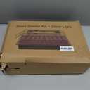 120 Cell Seed Starter Trays Self Watering with LED Grow Light  2 Pack 60 Cells Seed Starting Kit with Humidity Domes, Tools & Labels for Indoor Gardening