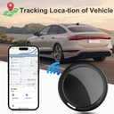 Mini GPS Tracker for Vehicles, Tracking Device for Vehicles No Subscription(iOS ONLY), Real Time Portable Real Time Magnetic GPS Tracking Device Hidden No Monthly Fee for Car, Truck, Motorcycle