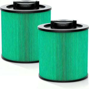 2-Pack DXVC6914 HEPA Filter Compatible  Fit for 6-16 Gallon Wet/Dry Vacs  Replaces DXV06P, DXV09P, DXV10P, DXV10PL, DXV10SA, DXV12P, DXV14P, DXV16P