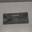 dagaladoo Dark Blue Clear keycaps,Transparent keycaps 75 Percent,Jelly keycap Set,Shine Through Key caps.,MDA Profile Keyboard Key Cap for Mx Switches Mechanical Keyboard