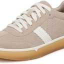 Vionic Women's City Walk Sneaker Lucid Beige Leather and Suede, 9M