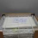  Ulif E13C Heavy Duty Closet Organizer System Freestanding Clothing Racks for Hanging Clothes Adjustable Garment Rack 63" W x 16" D x 77" H Hold 960 lbs White Clothing Rack with White Dustproof Cover