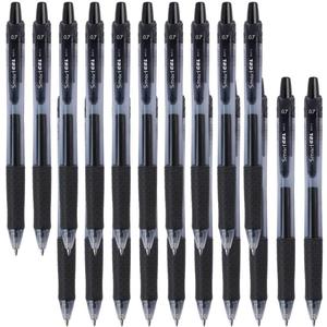 Smart Color Art 45 Pack Black Gel Pens, Retractable Medium Point Gel Ink Pens, Smooth Writing, Comfort Grip, Unisex