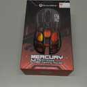 GravaStar Mercury M2 Wireless Gaming Mouse with 26,000 DPI, PAW3395DM Sensor -79g Lightweight Hollowed-Out Design -5 Programmable Buttons -5 Dynamic Lightsync RGB (Stealth Black)