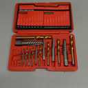 18Pcs Screw Extractor Set and Left Hand Drill Bits Set, Easy Out Broken Bolt Remover Reverse 35#CR-MO 6542/4341 HSS Steel Cobalt, Bolt Extractor Kit for Removing Stripped Screws,Bolts