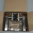 Kwikset Halifax Interior Privacy Door Handle with Lock, Door Lever For Bathroom and Bedroom, Satin Nickel Reversible Keyless Push Button Lock Door Lever, with Microban Protection (1 Pack)