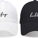 Mr and Mrs Hats for Honeymoon Essentials,Engagement Gifts for Couples,Wedding Gifts for Bride and Groom