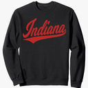 INDIANA VARSITY SCRIPT RETRO VINTAGE SPORTY STYLE Sweatshirt